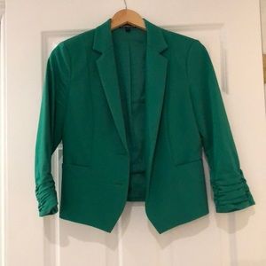 SALE🎉 EUC Express 3/4 Ruched Blazer (6)